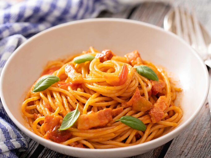 Spaghetti Amatriciana | © Getty Images/Cris Cantón
