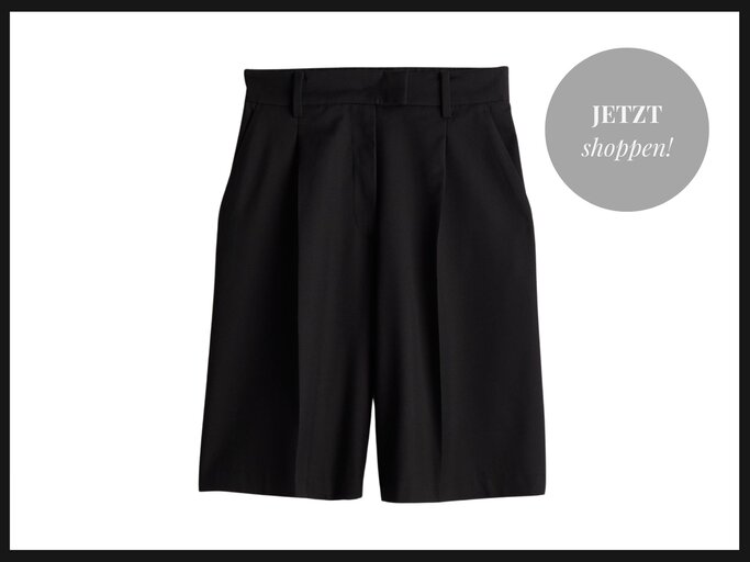 Schwarze Bermuda-Shorts von H&M | © H&M