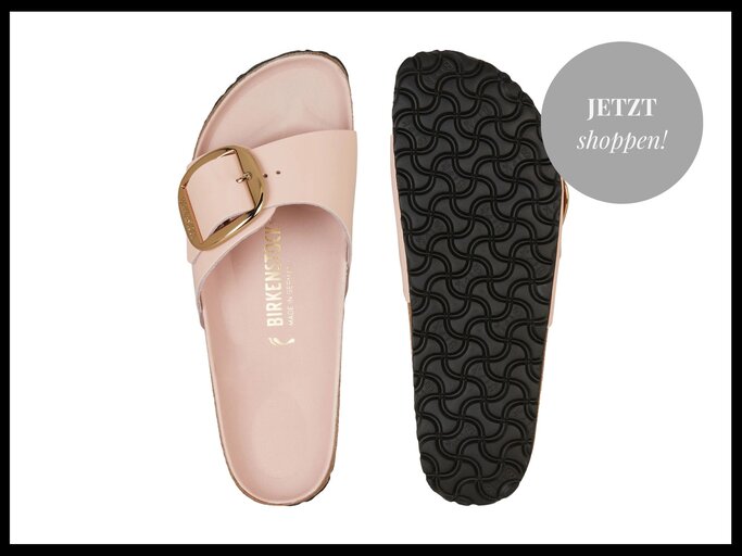 Birkenstock "Madrid" in Puderrosa | © Breuninger