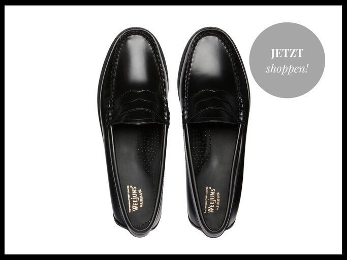 schwarze Loafer von G.H. Bass | © G.H. Bass