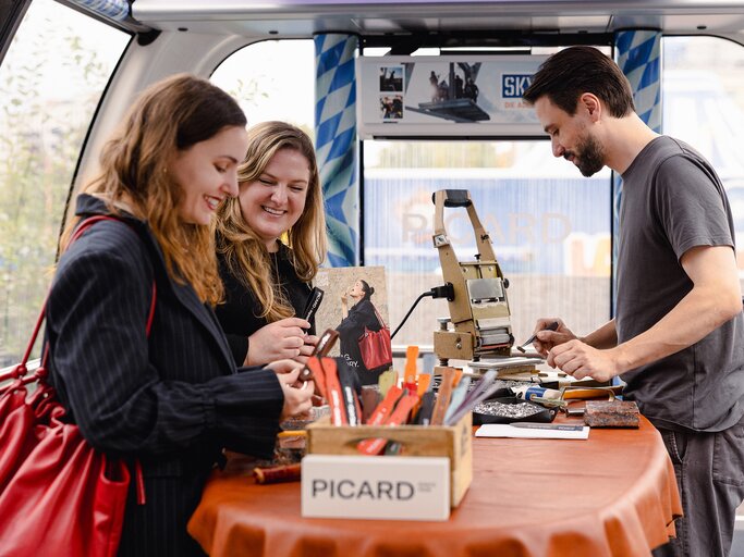Workshop in der Gondel von Picard | © Jelena Bogicevic (Helen deine Fotografin) 