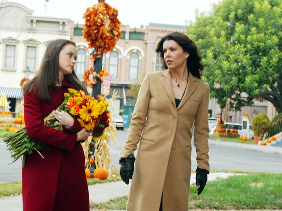 Alexis Bledel und Lauren Graham in Staffel 3 von Gilmore Girls