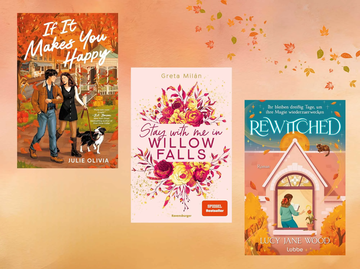 Drei Bücher mit herbstlichen Covern | © Penguin Publishing Group/ Ravensburger Verlag / Lübbe 