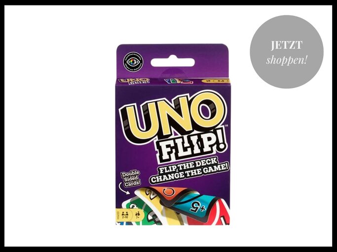 UNO Flip verleiht dem Spieleklassiker einen spannenden, neuen Twist!* | © Mattel