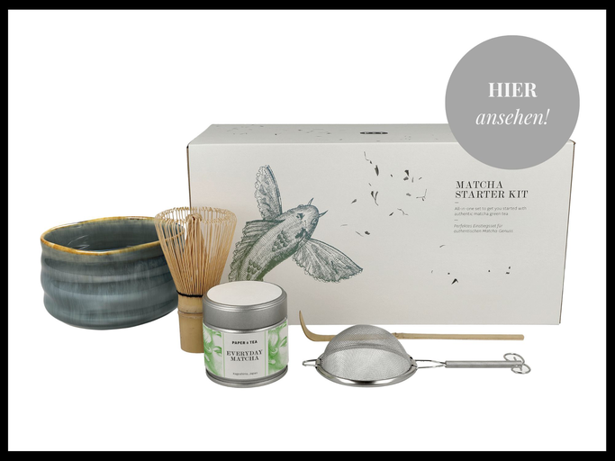Matcha Starter Kit von Paper & Tea | © Paper & Tea
