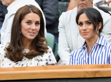 Kate und Meghan bei einem Tennisspiel | © Getty Images/Karwai Tang 