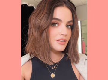 Lucy Hale zeigt sich mit neuer Haarfarbe - sie trägt jetzt Expensive Brunette. | © Instagram Story @lucyhale