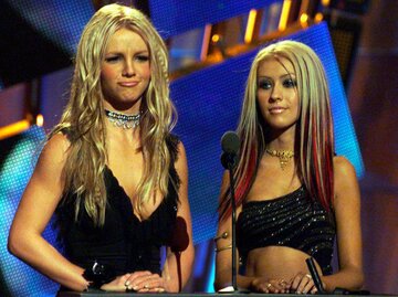 Britney Spears und Christina Aguilera  | © Getty Images/Dave Hogan
