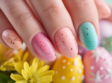 Close-up von Nägeln, die in Pastellfarben  | © AdobeStock/Bnz