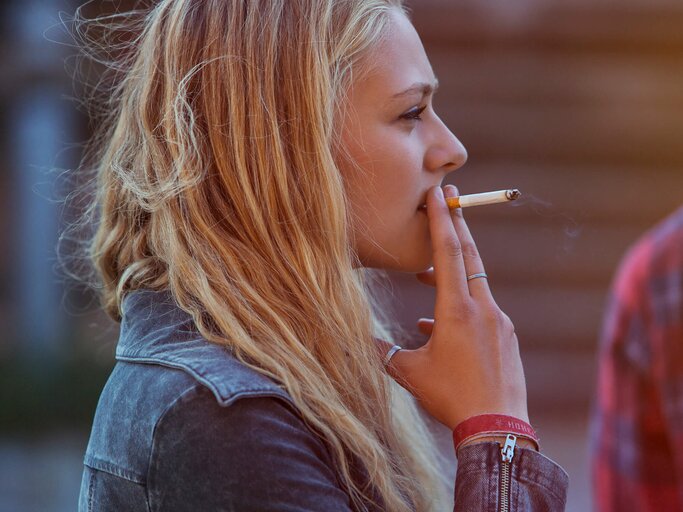 Rauchende Frau | © Getty Images/Justin Case