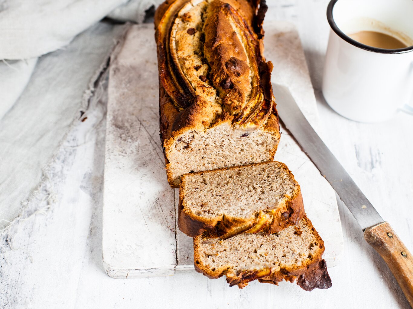 Rezept Bananenbrot ohne Zucker und Mehl