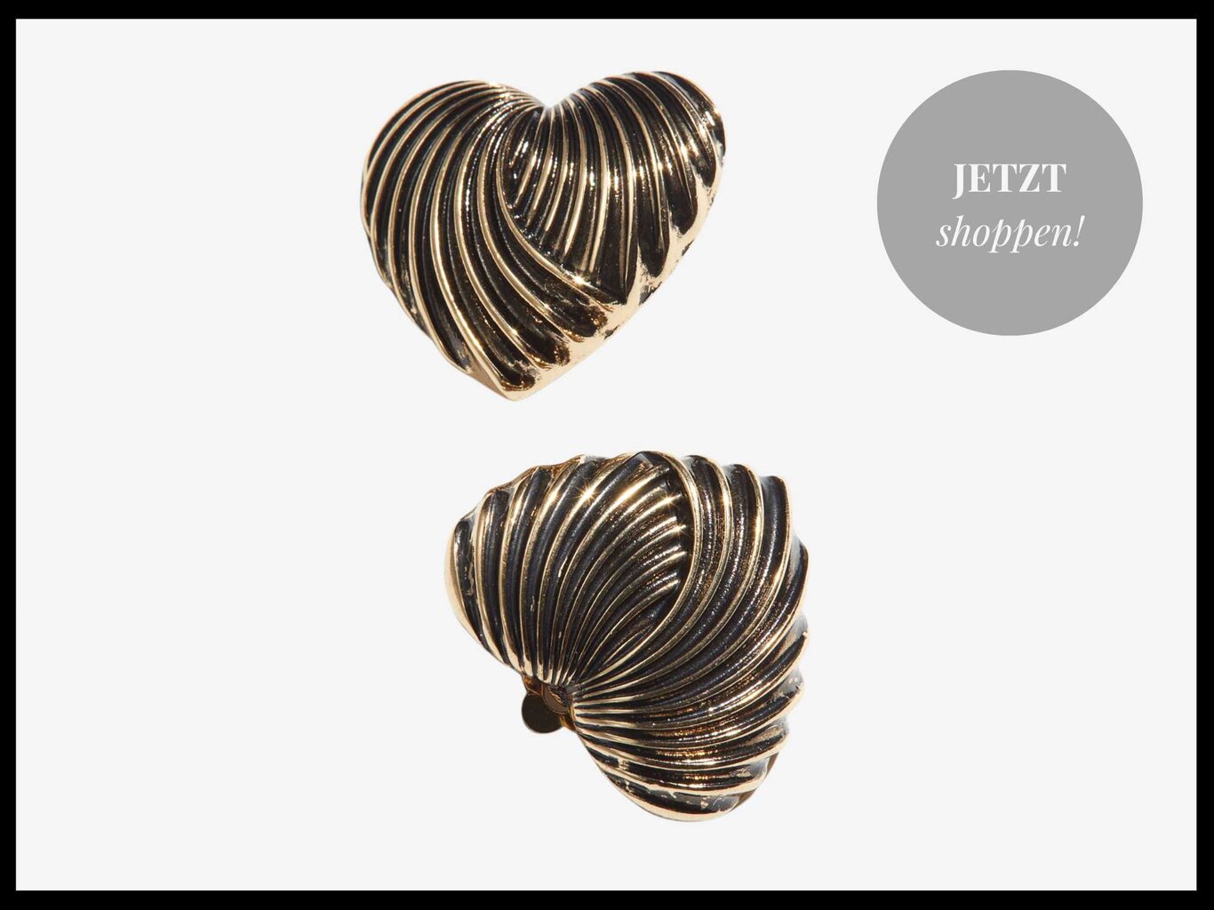 Zum Muttertag: Diese goldfarbenen Herz-Ohrringe von H&M sind das ...