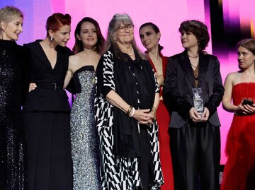 Der Cast von "Die Aussprache" (2022) bei den Robert Altman Awards in Santa Monica | © getty/Frazer Harrison 
