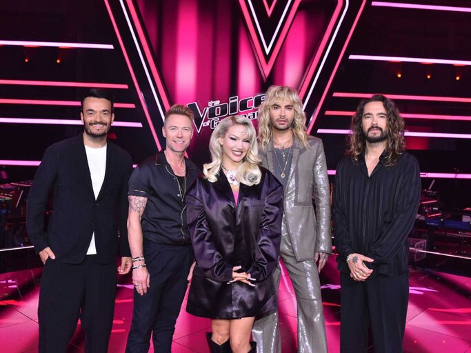 Giovanni Zarrella, Ronan Keating, Shirin David, Bill Kaulitz und Tom Kaulitz | © ProSieben/SAT.1/André Kowalski