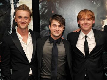 Rupert Grint, Daniel Radcliffe und Tom Felton | © Getty Images/Stephen Lovekin