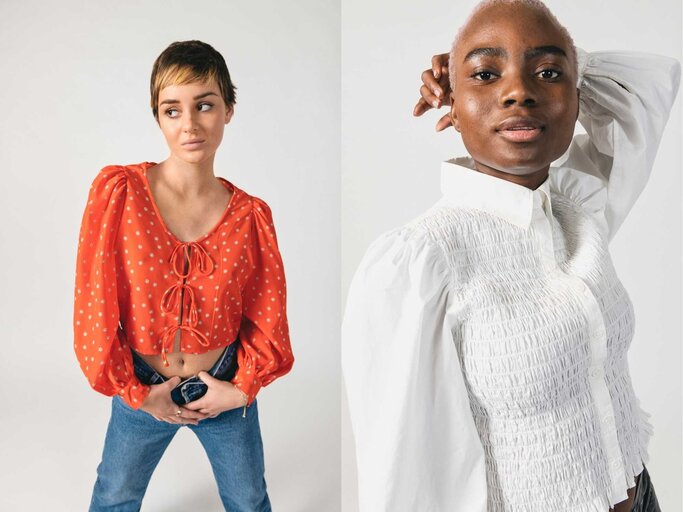 GNTM-Models Inka und Noëlla als Gesichter der neuen Levi's Kollektion. | © Levi's
