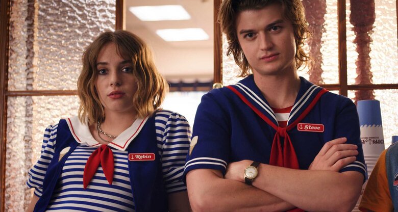 Steve und Robin aus Stranger Things | © Netflix