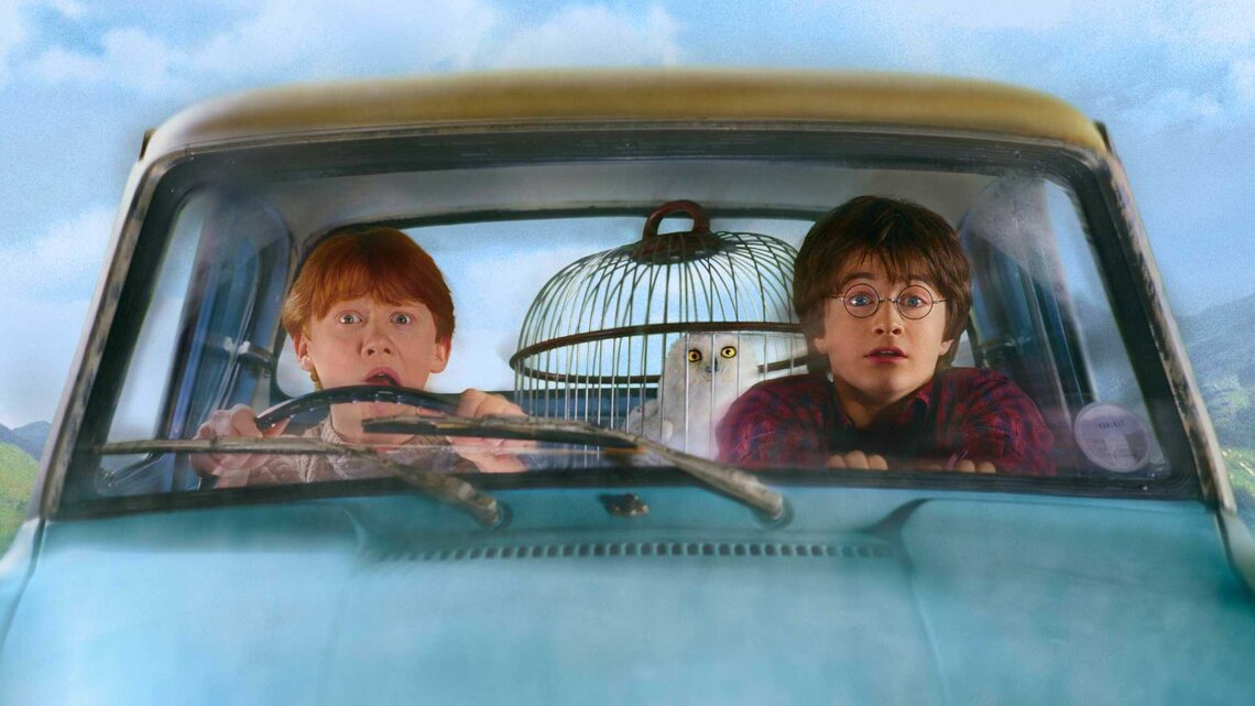 Ron und Harry in Harry Potter und die Kammer des Schreckens | © IMAGO / Cinema Publishers Collection