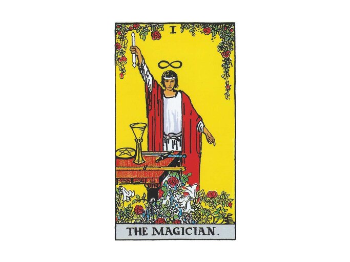 Die Tarotkarte "Der Magier" aus dme Deck von A. E. Waite | © pixabay/giftedMG