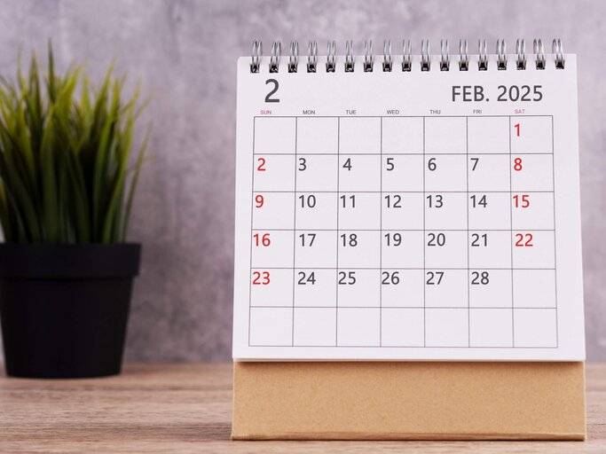 Kalender Februar 2025 | © Getty Images/Nora Carol Photography