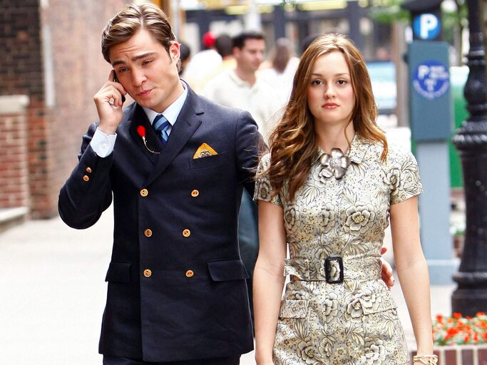 Chuck Bass und Blair Waldorf aus Gossip Girl | © Getty Images/Brian Ach