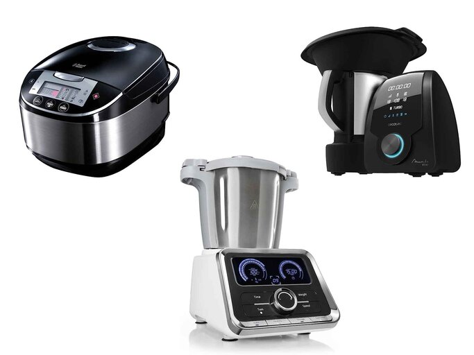 Drei Thermomix-Alternativen, die auf Amazon zu kaufen sind. | © Amazon