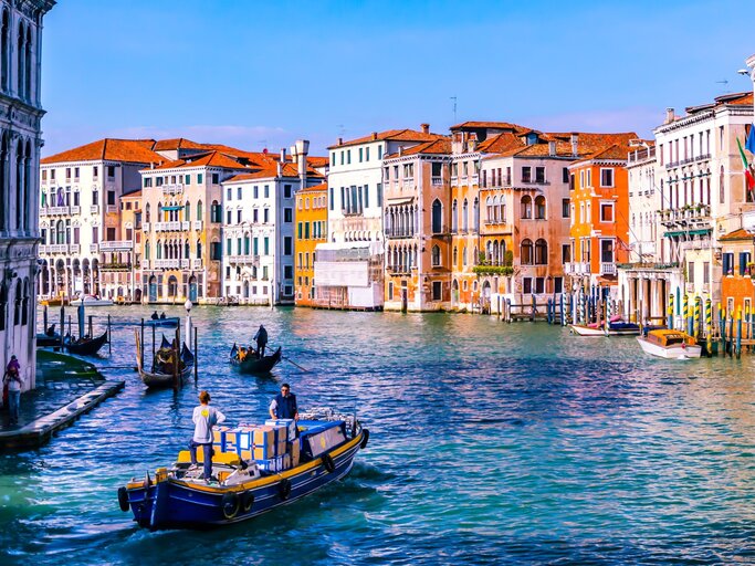 Aufnahme von der Lagunenstadt Venedig | © Unsplash/Kit Suman