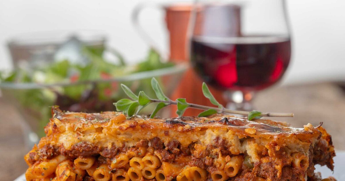 Griechischer Genuss: Rezept für authentischen „Pastitsio“-Nudelauflauf