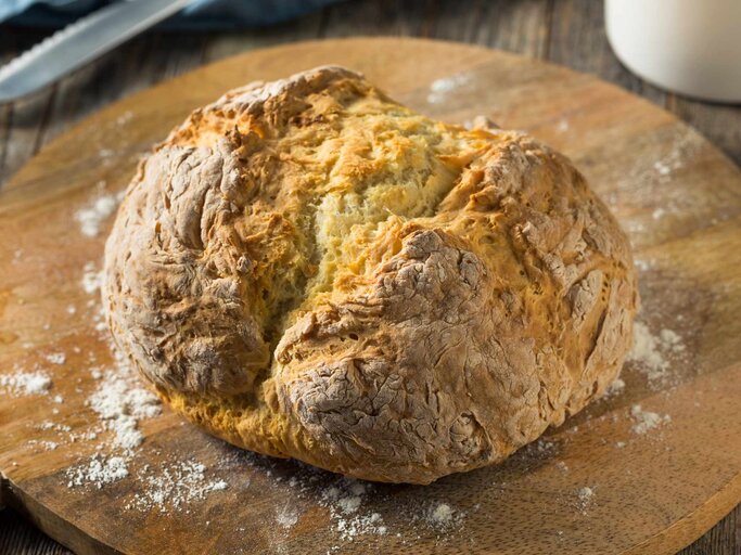 Traditionelles irisches Sodabrot: Einfaches Rezept ohne Hefe