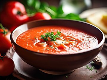 Nahaufnahme einer Schüssel Suppe | © Adobe Stock/artem