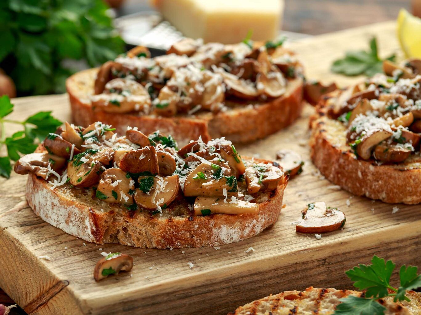 Schnell &amp; köstlich: Jamie Olivers Pilz-Bruschetta für den Herbst