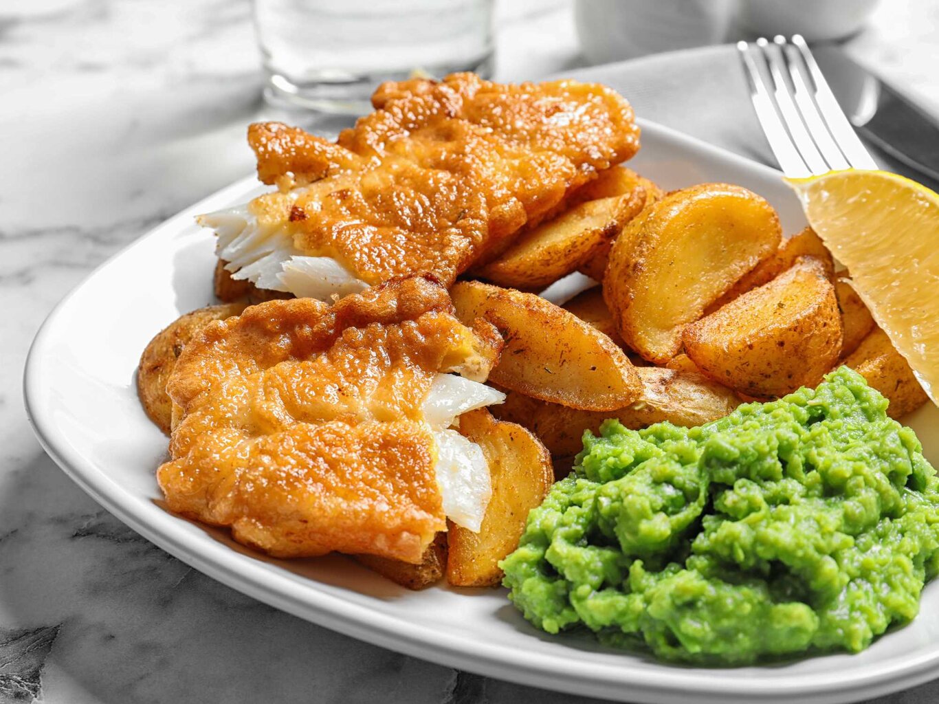 Irish Comfort Food: Traditionelle Mushy Potatoe-Peas