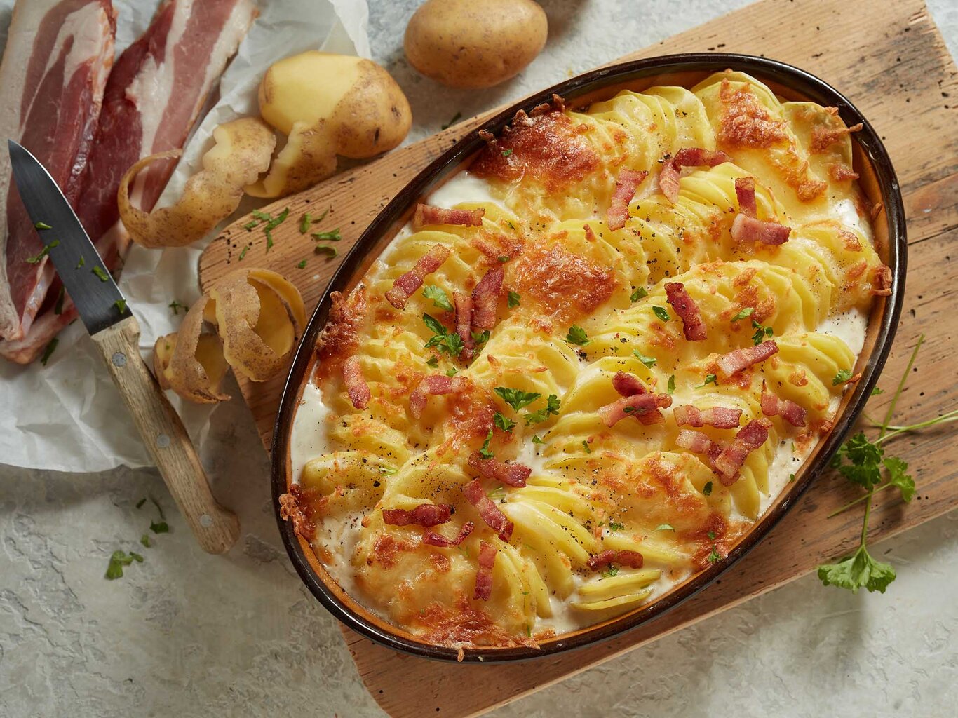 Deftiger Bauernauflauf: Ein rustikaler Genuss zum Nachkochen