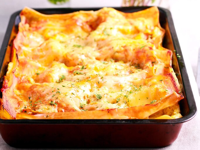 Fertige Kürbis-Lasagne | © Getty Images/manyakotic