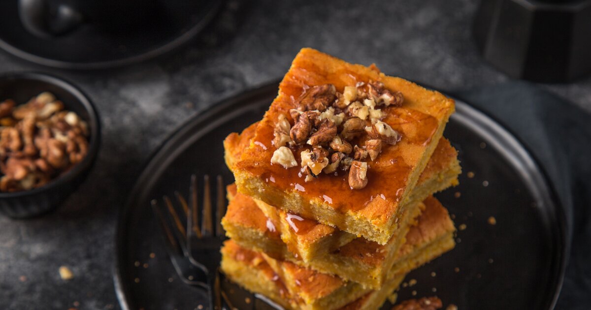 Pumpkin Pie Bars: Rezept für saftige Kürbisschnitten