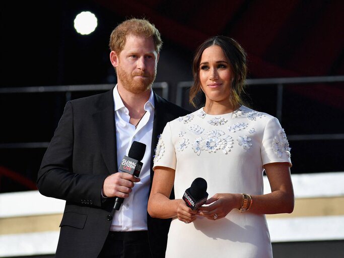 Herzogin Meghan und Prinz Harry | © Getty Images/ANGELA WEISS 