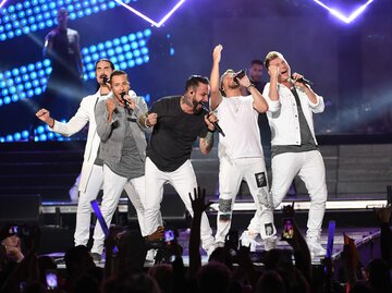 Backstreet Boys auf der Bühne | © Getty Images/Kevin Winter