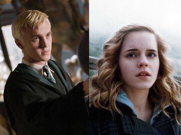 Draco Malfoy und Hermine Granger von Harry Potter | © IMAGO / Ronald Grant/Everett Collection