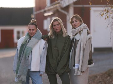 Michi Brand, Karo Kauer und Carmen Kroll in Lulea, Schweden. | © Getty Images/Jeremy Moeller