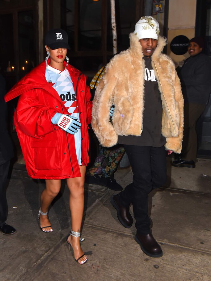 Rihanna und A$AP Rocky auf einer Fenty-Veranstaltung | © gettyimages.de / Robert Kamau