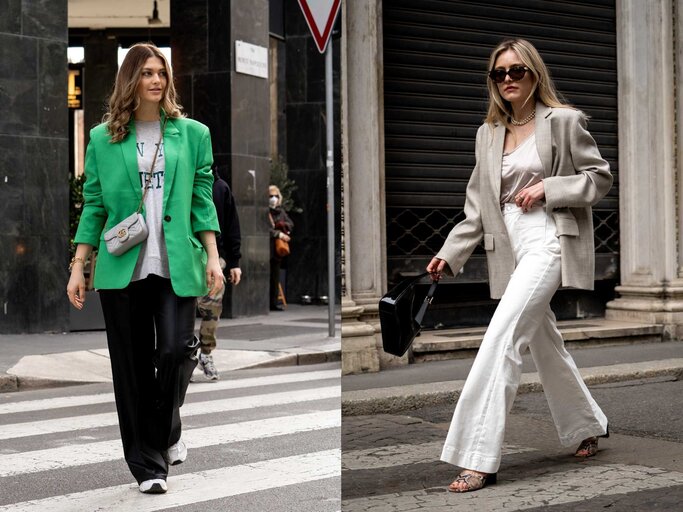 Coole Streetstyles von der Fashion-Week, die wir am liebsten sofort tragen würden! | © Fab4Media | Max Rankl