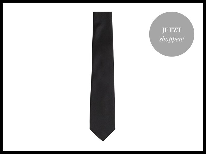 Schwarze Krawatte von H&M | © H&M