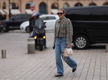 Jeans Streetstyle | © Getty Images/Jeremy Moeller