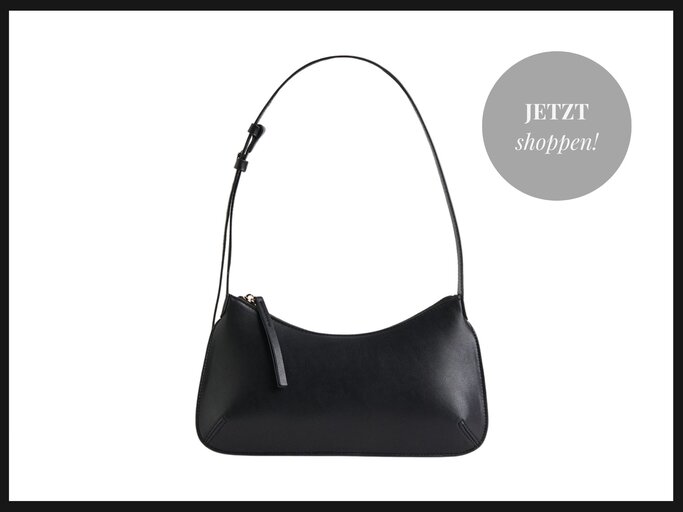 Schwarze Baguette-Bag von H&M | © H&M