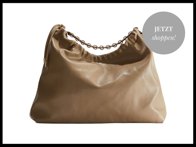Beige Hobotasche von H&M | © H&M