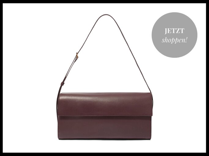 Dunkelrote Schultertasche von & Other Stories | © & Other Stories