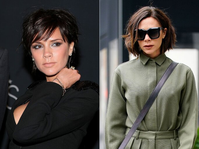 Victoria Beckhams Übergang von kurzen zu langen Haaren | © Getty Images | Michael Loccisano | Gotham