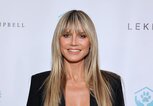 Heidi Klum mit Curtain Bangs | © gettyimages.de | Amy Sussman