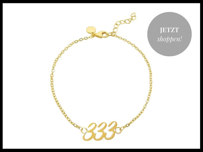 Armband mit der Zahl 333 von Balilou bei Amazon | © Amazon