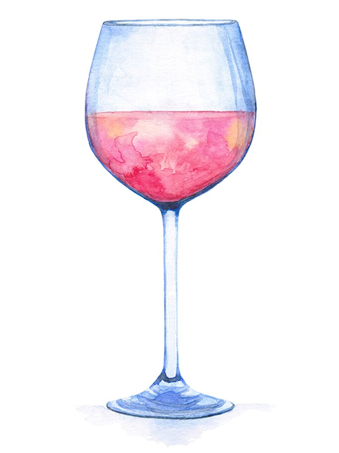 Illustration von Wein | © Once